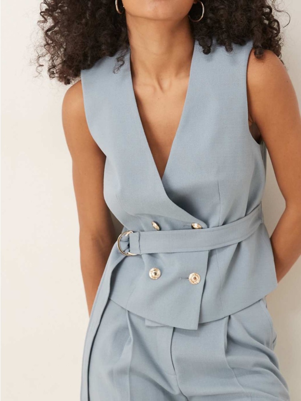 ASOS Set -  Tailored vest and pants  in Powder Blue